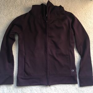 gap fit purple zip up XS